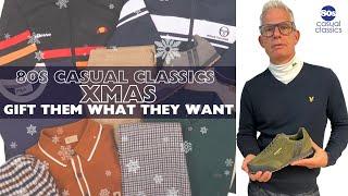 Neil talks gifting at XMAS. Knitwear, smart outfits, classy trainers and more.