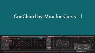 ConChord by Max for Cats 1.1 Update - Now 16 Step Chord Sequencing