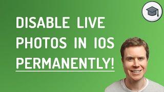 How To Turn Off Live Photos in IOS (iPhone and iPad)