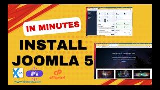 Install Joomla 5 in Minutes - Step by Step - on CPanel Hosting