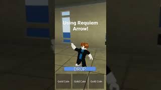 Using Requiem Arrow! | YBA #roblox #yba #requiem #ybaroblox #shorts