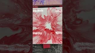Acrylic pouring: Soft Coral Flower. #acrylic #acrylicpouring #weflow
