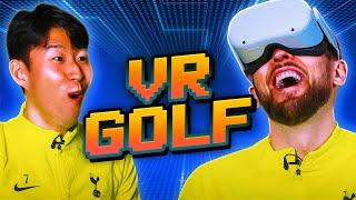 THE CRAZIEST GAME OF VR MINI GOLF | Heung-Min Son vs Harry Kane