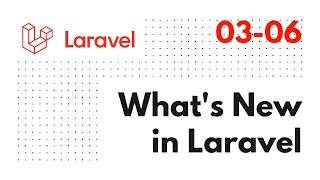 What's New in Laravel (#1) —  2021-06-03