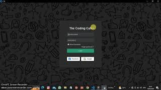 "How to Create a Login Interface with Python | The Coding Cafe Tutorial"