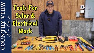 Solar and Electrical Tools that I use and you might want.