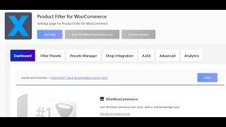 XforWooCommerce  Produkt Filter für WooCommerce Tutorial