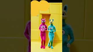 Fluffy Playing Baby Carrying Game – So Cute!