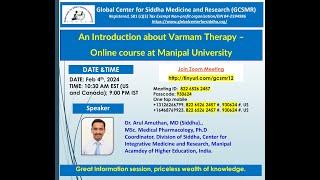 Exploring Varma Therapy | Varma Kalai : A Journey with Dr. Arul Amuthan's | GCSMR