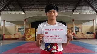 WALTER P. SAM JR-ILIGAN CITY-NON TRADITIONAL MEN'S INDIVIDUAL DUOBLE WEAPON