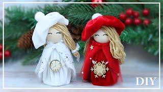 EASY and SIMPLE! Cute elegant DOLL made of fabric / DIY NataliDoma