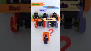 MATCHING ORANGE BODY COLOR WITH TIRE COLOR ON THE MONSTER CAR #car