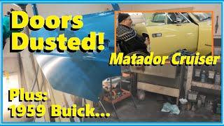 Datsun Doors Dusted! Plus: "Light Buzz" with the 1959 Buick LeSabre and 1975 AMC Matador Update!