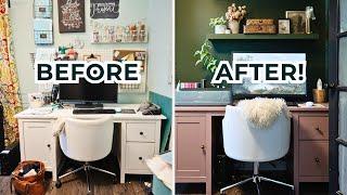 How I Created a Designer Home Office for Under $500 (IKEA Saved Me!)