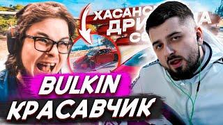 HARD PLAY СМОТРИТ КАК BULKIN ИГРАЕТ В BEAMNG DRIVE НА РУЛЕ