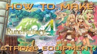 Rune Factory 4: How To Make Strong Weapons and Armor