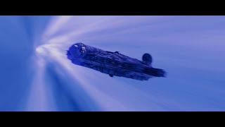 Blender Star Wars : The Millennium Falcon Exits Hyperspace HD