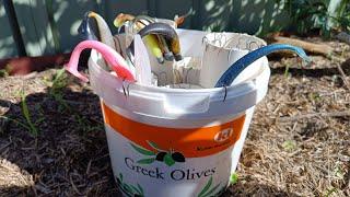 Easy lure wash down and storage bucket #lures #fishing #fishinglures