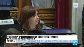 Argentine Senate approves raids on former president Cristina Kirchner's homes