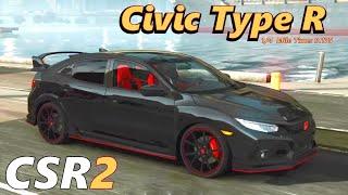 CSR2 | Civic Type R | Best Tune For 1/4 Mile Time of 9.175