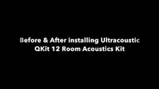 Before & After installing Room Acoustic Kit - Ultracoustic