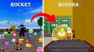 Trading From Rocket To Buddha in Blox Fruits