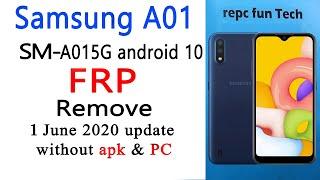 samsung a01 frp bypass | samsung a015g frp unlock on 1 June 2020 update final method