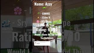 Azzy ~ Thanks To Everyone Watching  #aesthetic #shorts #recommended #names #azzy ️