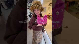 Making a custom charm bag in NYC 🩷 #haricotvert #newyork #newyorkshopping #thingstodoinnewyork