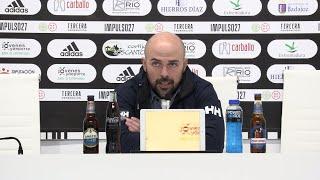 Rueda de prensa de Luis Oliver tras el CD Badajoz 2-2 CD Diocesano