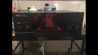 Yamaha M-60 Power Amp Adjustment and Demo