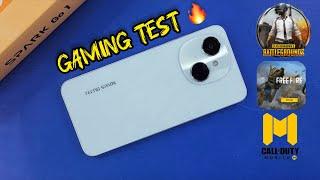 Tecno Spark Go 1 Gaming Test | PUBG | FREEFIRE | CALL OF DUTY TEST ️