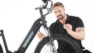 TESWAY WALKER Electric Bike Assembly Video