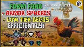 How to Farm 150+ Ingredients/Armor Spheres/Decos PER HOUR!! [MH Wilds]