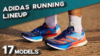 ADIDAS Running Lineup 2022. 17 models Review and Comparison.