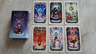 Обзор колоды Mystical Manga Tarot (Таро Семи Звезд)!