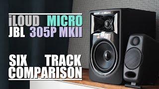 JBL 305P MKII vs iLoud Micro Monitor  ||  6-Track Comparison