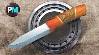 Making a Knife from an Old Bearing | DIY |  | Forging a Sharp Kitchen Knife