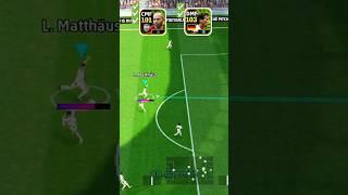 Epic Matthaus Vs Iniesta  Stunning Shot Challenge ️ #efootball2024 #efootball2023 #efootball