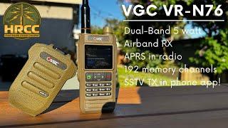 Best Mid-Priced Ham Radio Handheld? VGC VR-N76 (APRS & SSTV!)