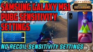 Samsung galaxy m51 pubg sensitivity settings no recoil sensitivity settings smooth setting