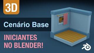 BLENDER TUTORIAL | Modelagem de Cenário Básico 3D para iniciantes | SMOOTH EFFECT