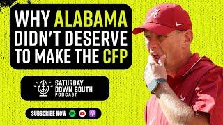 Bama gets left out, Early CFP matchup thoughts & Georgia's weird SEC Championship