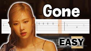 Rosé (Blackpink) - Gone - Guitar tutorial (TAB)