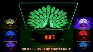 Lamptee Beautiful 3D Illusion Lamp Night Light 3DL1446 Unboxing and Review
