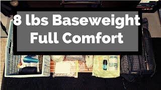 2017 8lbs Ultralight Backpacking Thru Hike Gear List - PCT / AT / CT