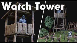 Terrain "Watch tower" D&D DIY