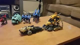 Zoids wild Catalga built and pulling 1 and 3 trailers.