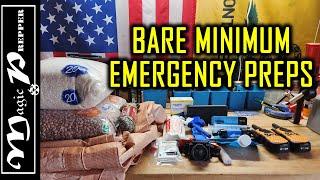 Bare Minimum Prepping Items for Each Preparedness Category