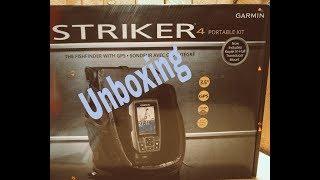 Garmin Striker 4 Portable kit Unboxing and Assembly!!!